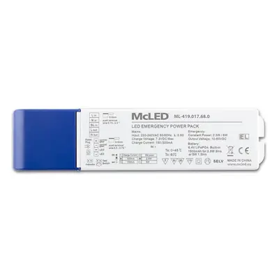 Nouzový modul 1,5-3hod. max. 5W McLED ML-419.017.68.0