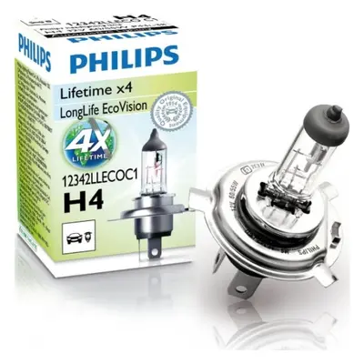 Autožárovka Philips LongLife EcoVision 12342LLECOC1 H4 P43t-38 12V 60/55W s homologací