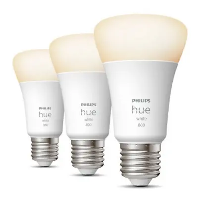 LED žárovka E27 Philips Hue 3ks 9W (60W) teplá bílá (2700K) stmívatelná