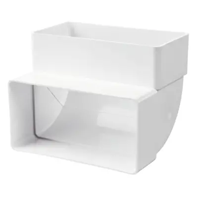 Koleno 90° VENTS 5252 vertikální - 55x110mm PVC 1005252