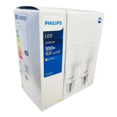 LED žárovky E27 Philips A67 13W (100) teplá bílá (2700K) 2ks