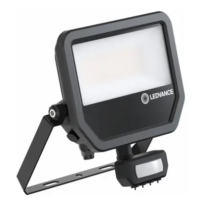 LED reflektor s pohybovým čidlem LEDVANCE FLOODLIGHT černý 41W 5500lm 3000K teplá bílá IP65