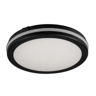 LED svítidlo Kanlux BENO ECO 12W CCT O B černé 12W 3000K/4000K/6500K IP65 38381