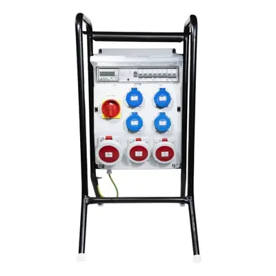 Staveništní rozvaděč s elektroměrem ETI EDS16S RCD 4/3 16/32/VYP/E B vypínač chránič 63/003A zás