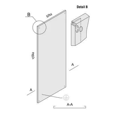 Montážní deska 1890x470mm pro skříně RFA-LT MP 820L 058600000820