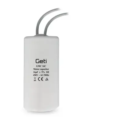 Rozběhový kondenzátor GETI GMC 16C 16uF 450V 02020029