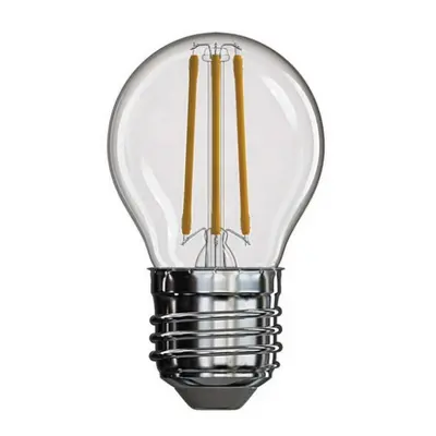 LED žárovka E27 EMOS Filament Mini Globe 3,4W (40W) teplá bílá (2700K) ZF1120