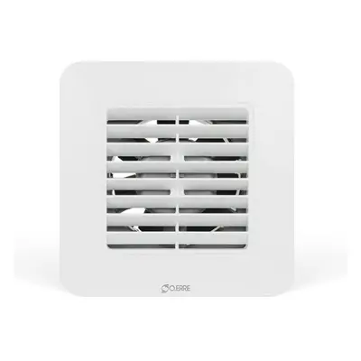 Axiální koupelnový ventilátor O.ERRE UNICO C BB 10/4 T 100mm zpětná klapka časový doběh