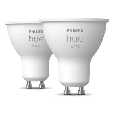 LED žárovka GU10 Philips Hue 2ks 4,2W (50W) teplá bílá (2700K) stmívatelná