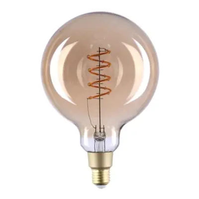 Chytrá LED žárovka E27 Shelly Vintage G125 Filament 4W (40W) 2700K WiFi stmívatelná