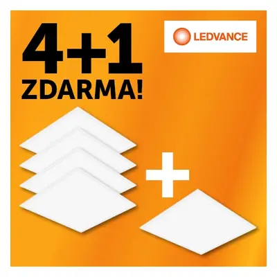 LED panel LEDVANCE Compact 600x600mm 33W/4000K neutrální bílá výhodné balení 4+1