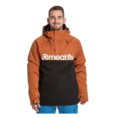 Meatfly pánská SNB & SKI bunda Slinger Premium Brown/Black | Hnědá