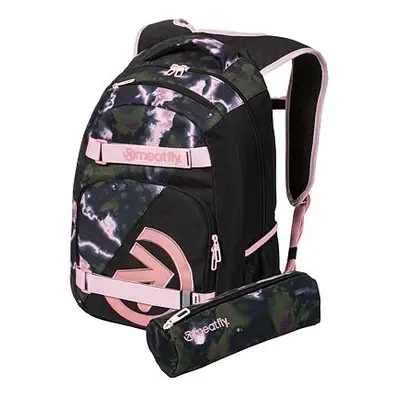 Meatfly batoh Exile Storm Camo Pink L + PENÁL ZDARMA | Černá | Objem L