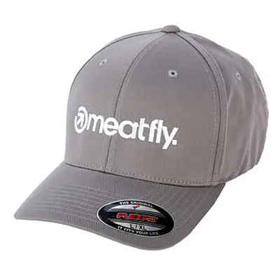 Meatfly Brand Flexfit Grey