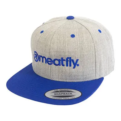 Meatfly kšiltovka Flanker Snapback Royal Blue/Grey Heather | Šedá