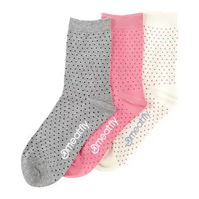 Meatfly ponožky Rainy Dots socks Triple Pack | Mnohobarevná