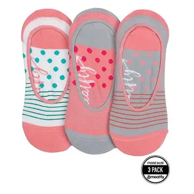 Meatfly ponožky Low Socks Triple Pack Grey Stripe | Šedá