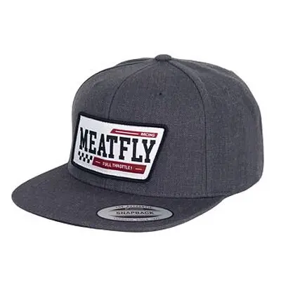 Meatfly kšiltovka Hornet Snapback Racing Dark Grey | Šedá