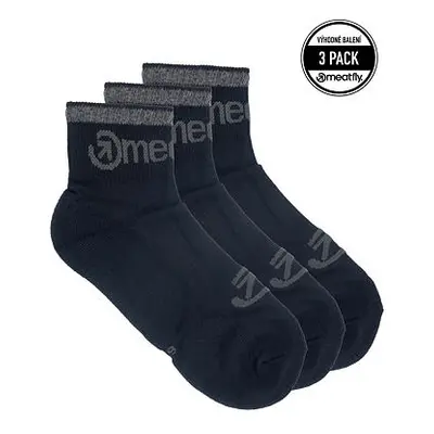 Meatfly ponožky Middle Triple pack Black | Černá