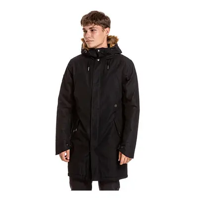 Meatfly pánská zimní bunda Lars Parka Black | Černá