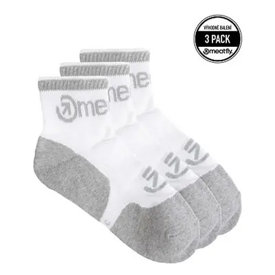 Meatfly ponožky Middle Triple pack White | Bílá