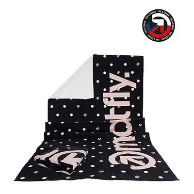 Meatfly ručník Wave Black Dots/Powder Pink x cm | Černá