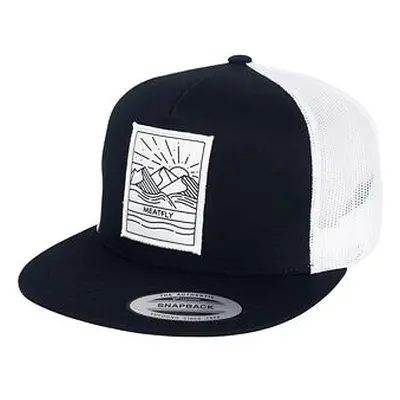 Meatfly kšiltovka Thunderbolt Trucker Sunny Black/White | Černá