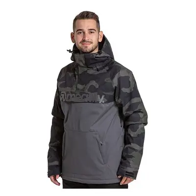 Meatfly pánská SNB & SKI bunda Slinger Premium Rampage Camo/Dark Grey | Maskáč