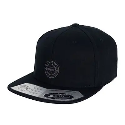 Meatfly kšiltovka Gruman Premium Snapback Black Round/Black | Černá