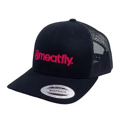 Meatfly kšiltovka MF Logo Trucker Pink/Black | Růžová