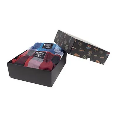 Meatfly pánské boxerky Doug Blue / Red Gift Pack | Modrá