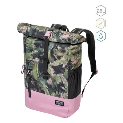 Meatfly batoh Holler Olive Mossy/Dusty Rose L | Zelená | Objem L