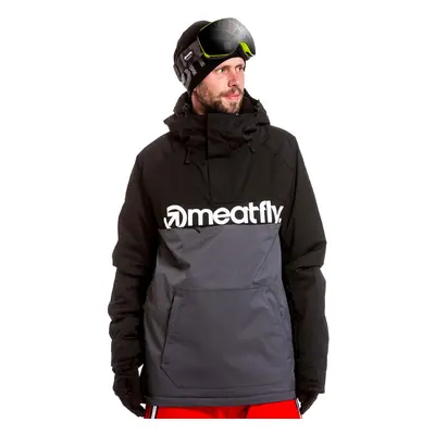 Meatfly pánská SNB & SKI bunda Slinger Premium Dark Grey/Black | Šedá