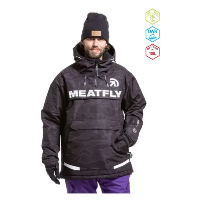 Meatfly pánská SNB & SKI bunda Zenith Morph Black | Černá