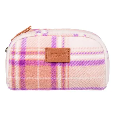 Roxy školní pouzdro Fresh Oasis Dusty Coral Decke Plaid | Růžová