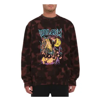 Volcom pánská mikina Fa Max Sherman Crew Bitter Chocolate | Hnědá