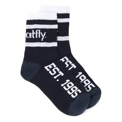 Meatfly ponožky Basic Long Socks - CO A – Black | Černá