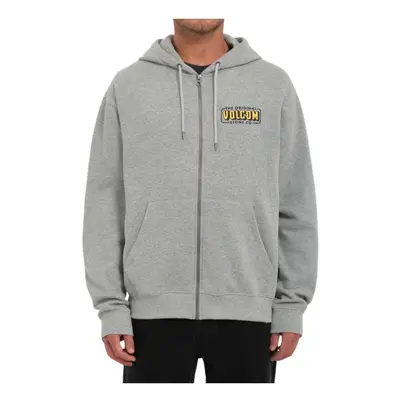 Volcom pánská mikina Watanite Zip Fleece Heather Grey | Šedá