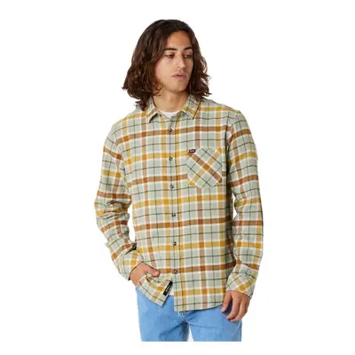 Rip curl pánská košile Checked In Flannel Sage | Hnědá