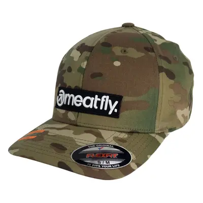 Meatfly kšiltovka Raptor Flexfit Multicam Logo | Mnohobarevná