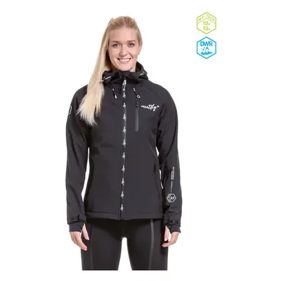 Meatfly dámská softshell bunda Zaja Logo Black | Černá