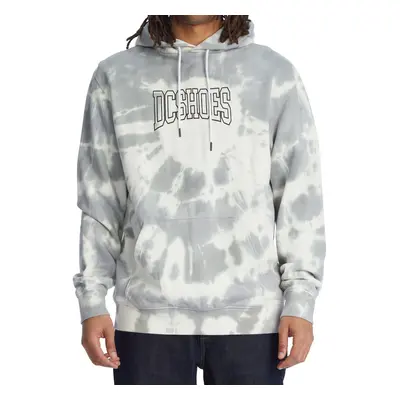 Dc shoes pánská mikina Uni Lily White Tie Dye | Bílá