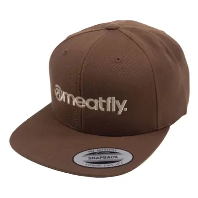 Meatfly kšiltovka Flanker Snapback Tan | Hnědá