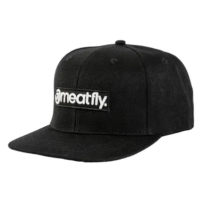 Meatfly kšiltovka Tyler Snapback Black Basic Logo | Černá