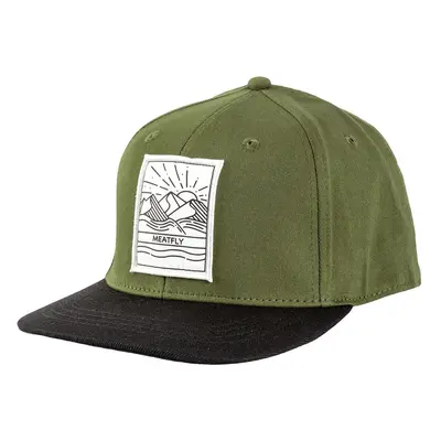 Meatfly kšiltovka Tyler Snapback Sunny Olive / Black | Černá