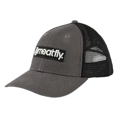 Meatfly kšiltovka Caleb Trucker Basic Logo Grey | Šedá