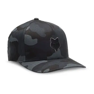 Fox kšiltovka Head Flexfit Black Camo | Černá