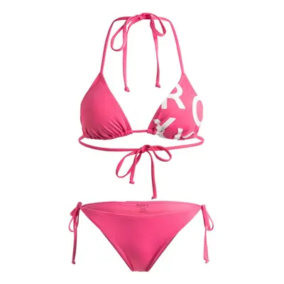 Roxy dámské plavky Tiki Tri Reg TS Set Shocking Pink | Růžová