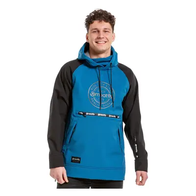 Meatfly pánská softshell bunda Jax Ocean Blue/Black | Černá