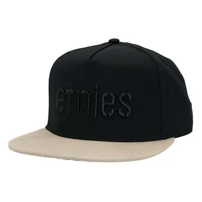 Etnies kšiltovka Corp Snapback Black/Black/Gum | Černá